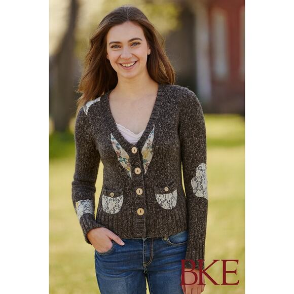 BKE Boho Cardigan Sz. L - Picture 1 of 7